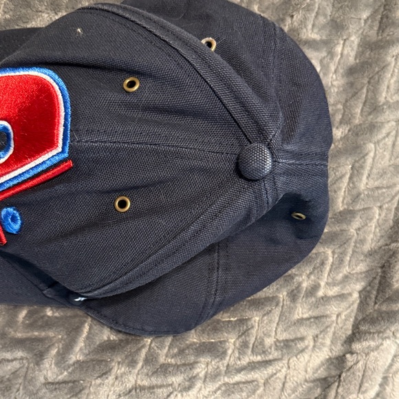 Carhartt Black Cap with Red and Blue Logo - Picture 6 of 6